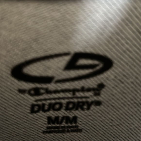 Champion Long Sleeve Duo Dry Size Medium Women’s (2) one Black and one Grey - Picture 4 of 4